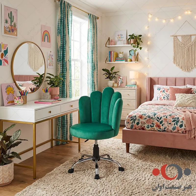 صندلی مطالعه پایه گردان