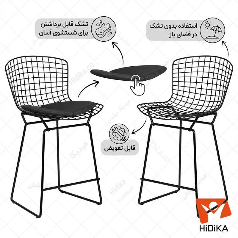 صندلی اپن سوفیا با تشک قابل جدا کردن