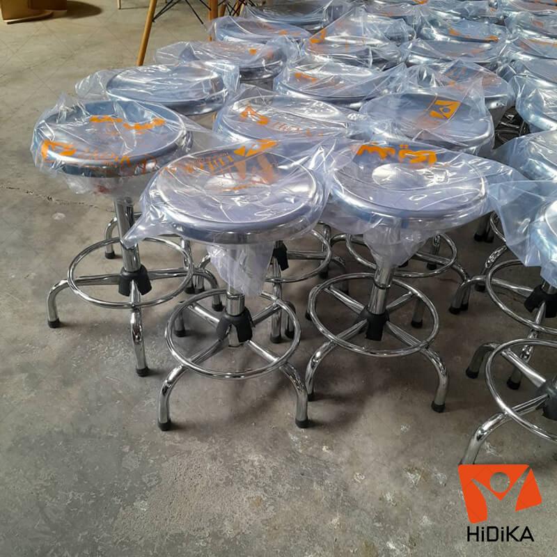 صندلی صفحه استیل تابوره