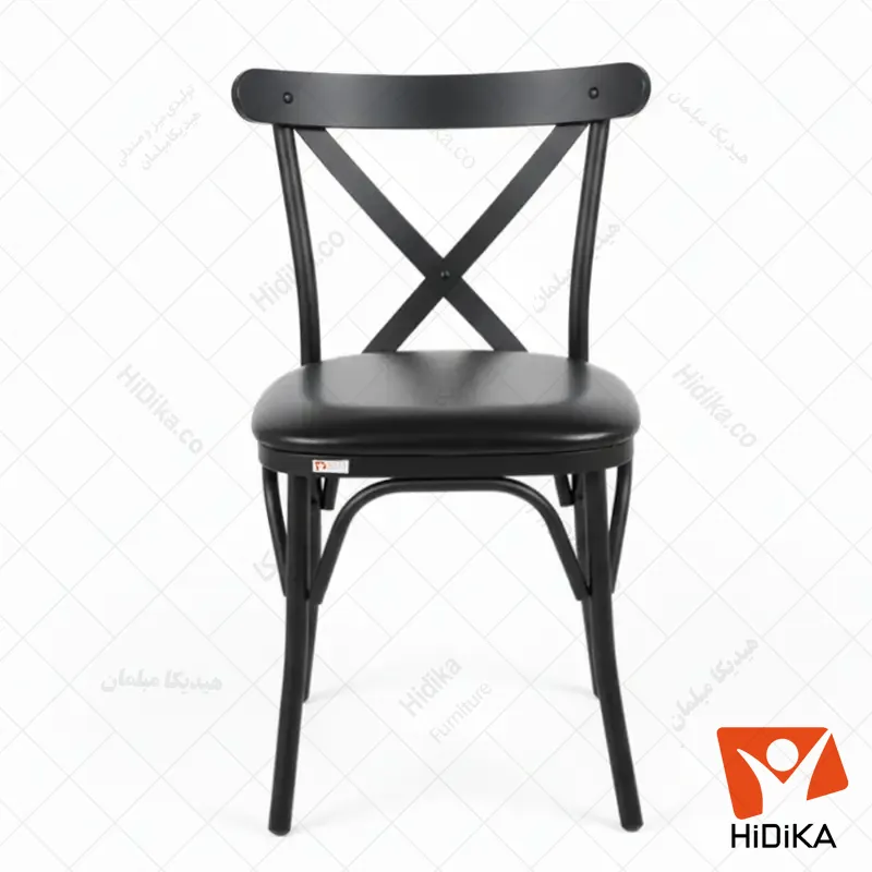 صندلی تونت تشک دار رنگ مشکی