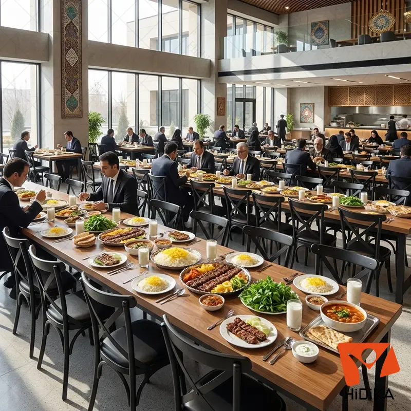 صندلی غذاخوری تونت تشک دار