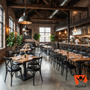 صندلی رستورانی تونت تشک دار