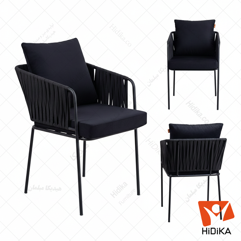 زوایای مختلف صندلی درسا