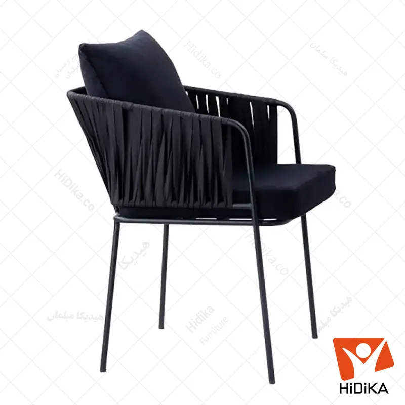 صندلی درسا پارچه مشکی