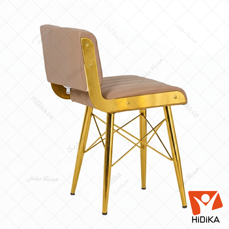 صندلی کوپر چرم نسکافه ای