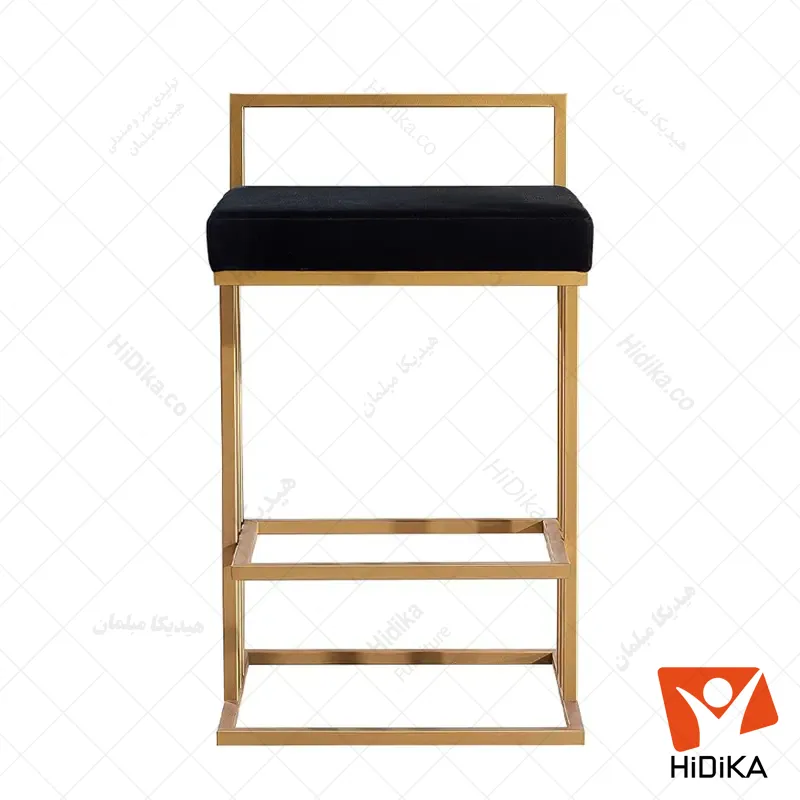 صندلی کانتر بران بدنه طلائی