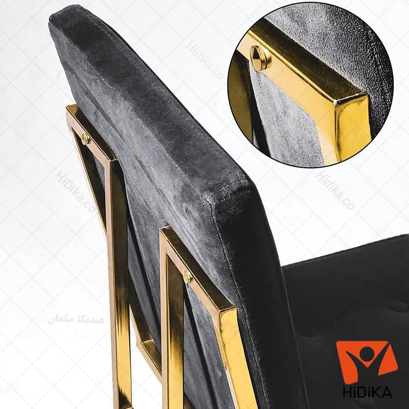 صندلی ملینا بدنه طلائی