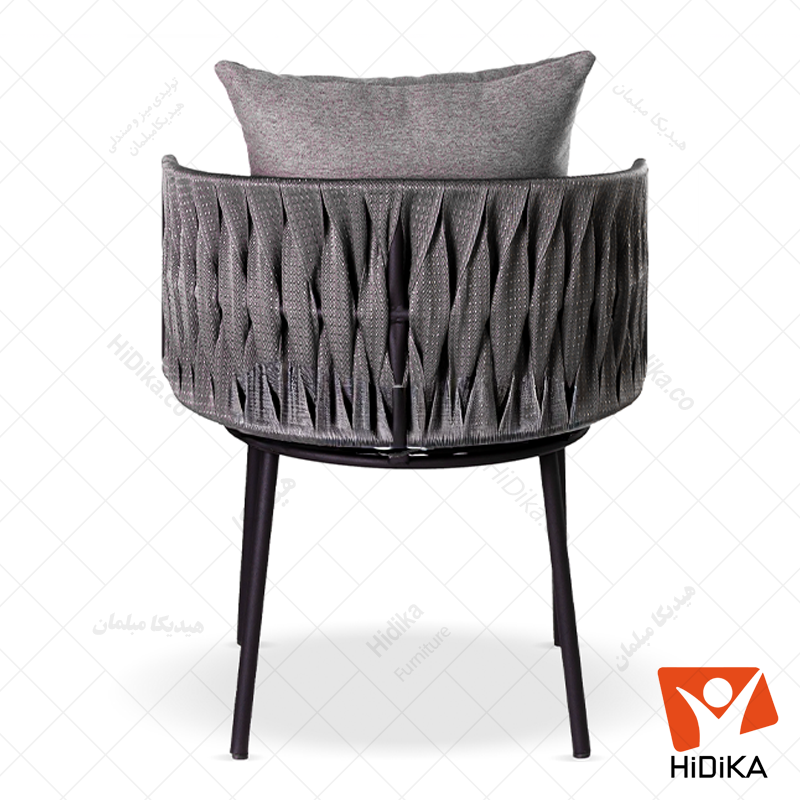 صندلی آلین پارچه طوسی