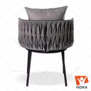 صندلی آلین پارچه طوسی