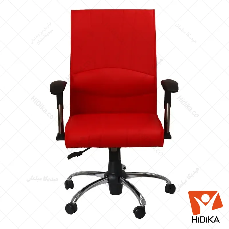 صندلی طبی چرخ دار قرمز