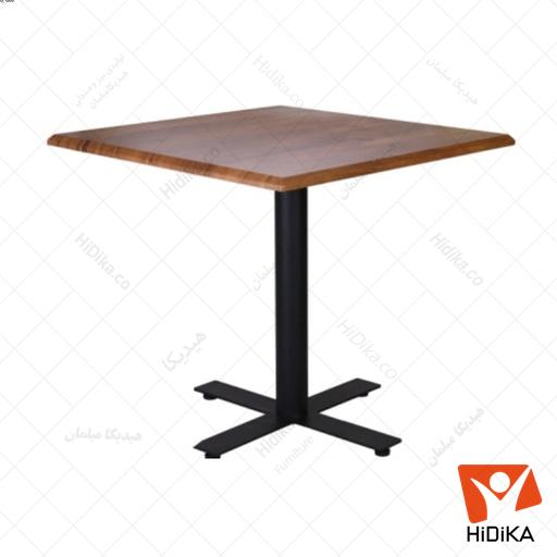 میز آرتین پایه صلیب (سفید, گرد, 80cm)