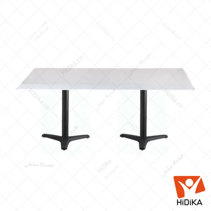 میز آرتین سه پر دوبل (سفید, 120*80 cm)